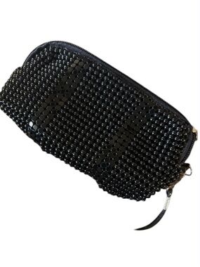 Vintage Black Metal Mesh Wristlet